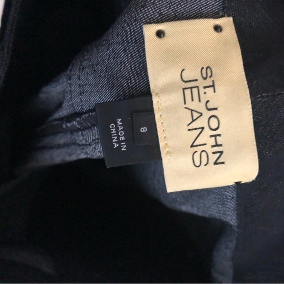 St John Jeans Wide Leg Jeans Size 8 - Picture 7 of 9